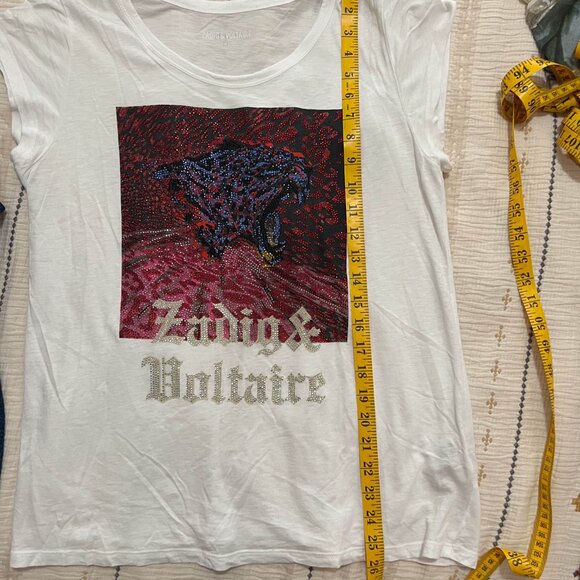 Zadig & Voltaire Antonia Tiger Tee Worn once M - Picture 9 of 9